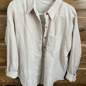 Lightweight Corduroy Shacket
